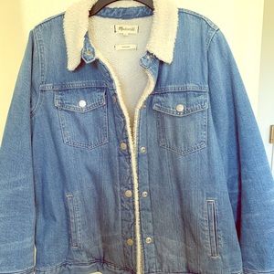 Madewell oversized Sherpa jacket